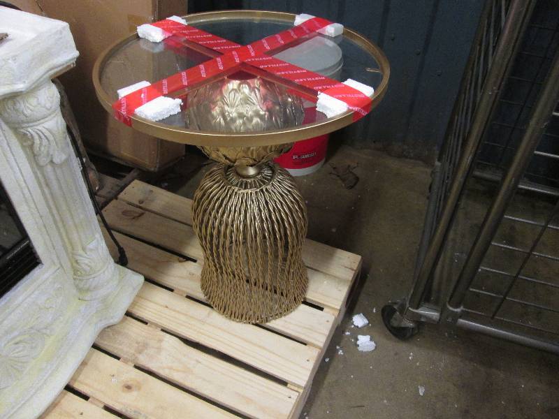 Tassel Accent Table out of box Reta...