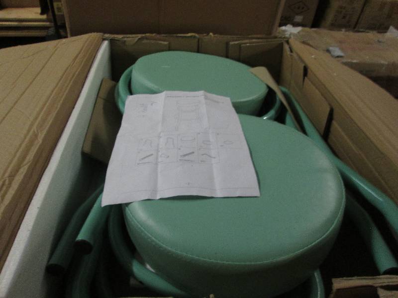 Set of 2 Bar-Height Stools open box...