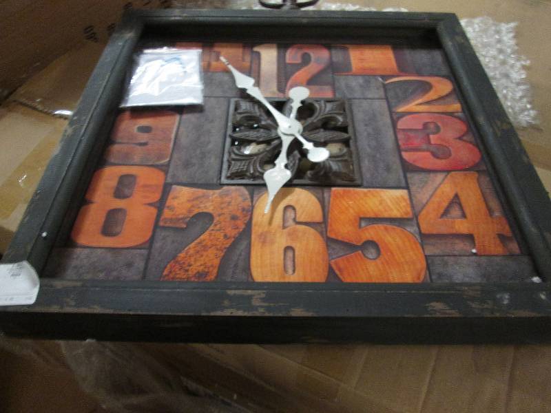 Color by Number Wall Clock open box...