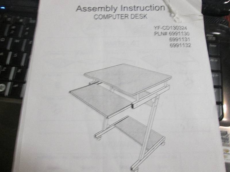 Compact Desk in Magenta open box Re...