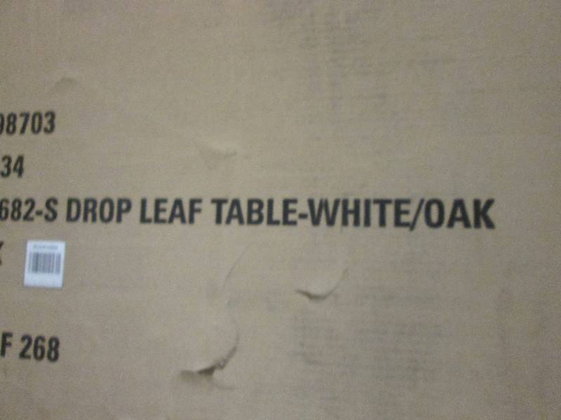 Drop Leaf Table OakTop with white b...