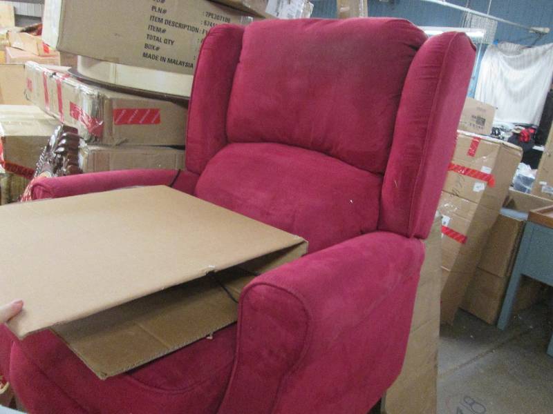 Heated Massage Wingback Recliner op...