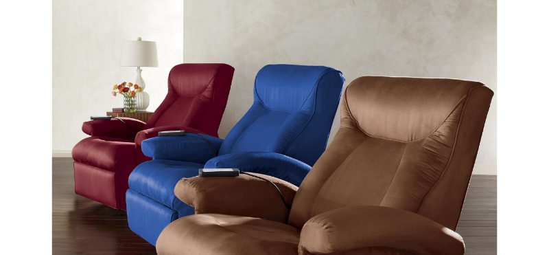 Rocking Massage Chair Blue open box...