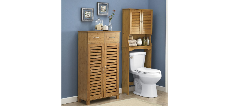 Bamboo Towel Cabinet(left in image)...