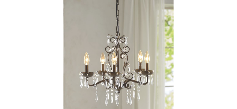 Rustic Gold Chandelier open box Ret...