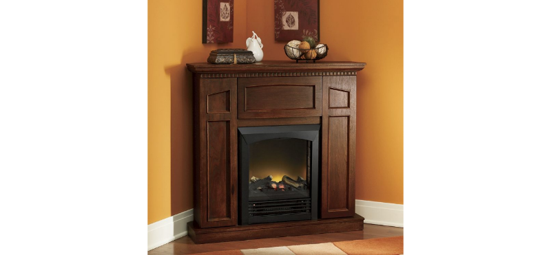 Convertible Electric Fireplace with...