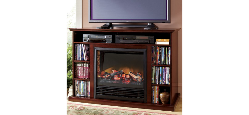 Media Storage TV StandFireplace op...