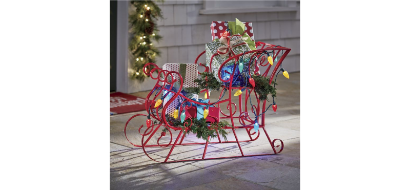 Holiday Sleigh open box Retail $79....
