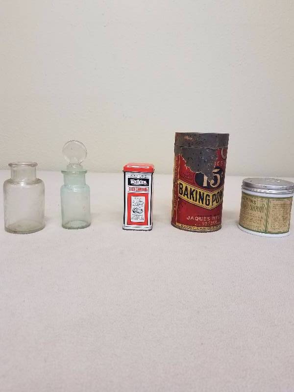 Vintage Tins and Bottles