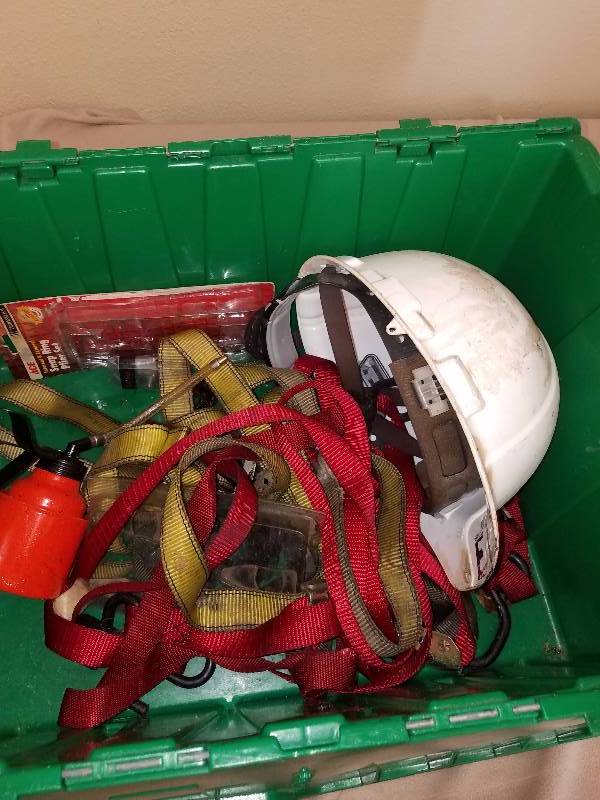 Tote Filled with Mixed Items