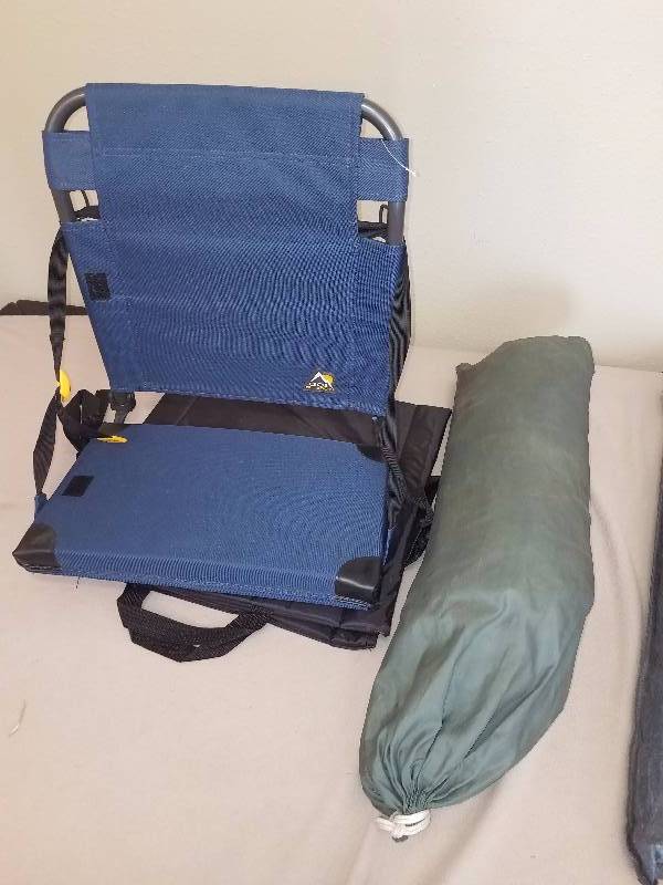 Tent and BleacherOutdoor Chairs