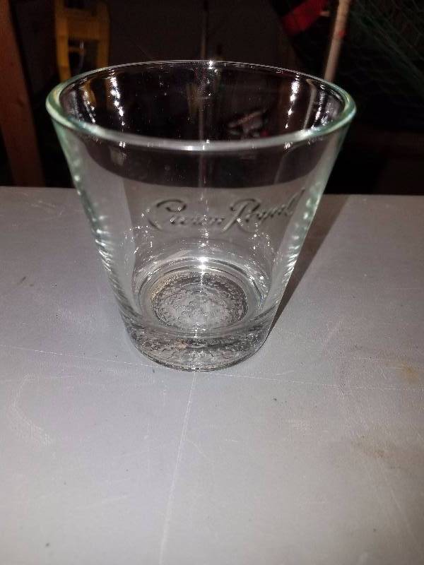 4 Crow Royal Glasses
