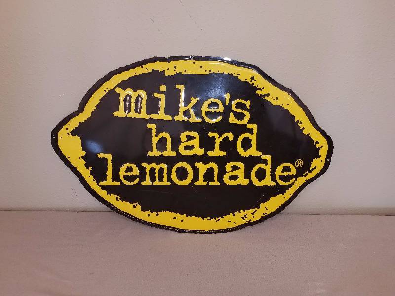 Mikes Hard Lemonade Metal Sign
