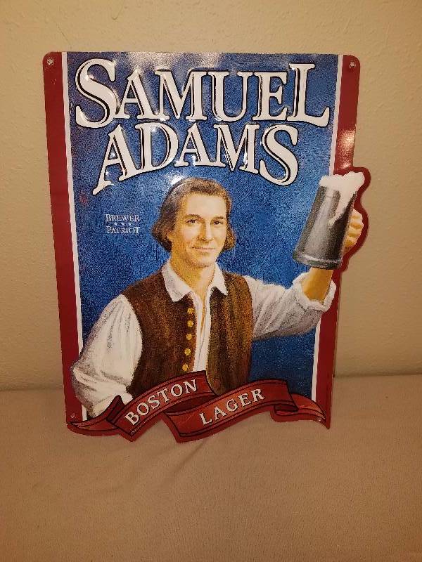 Metal Samuel Adams Sign