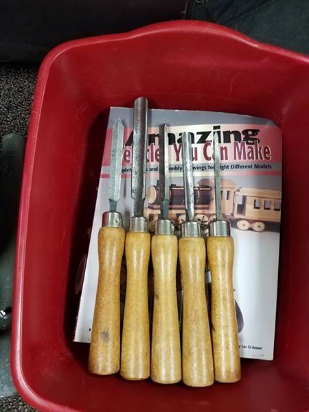 Wood Lathe with Extras