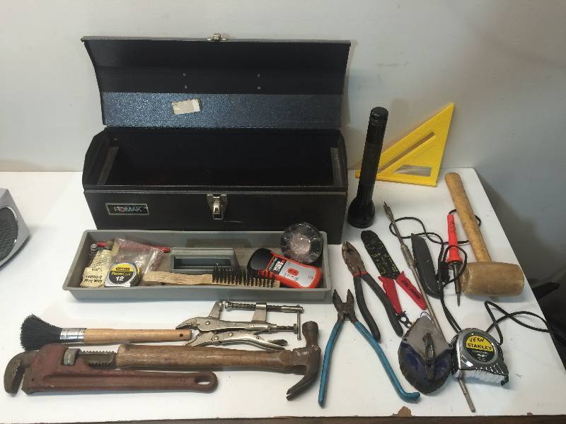 lot 15 image: Tool Box And Tools