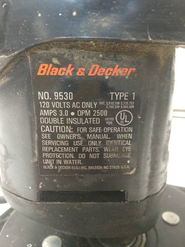 Black Decker Polisher Tools Hardware Automotive Shop And