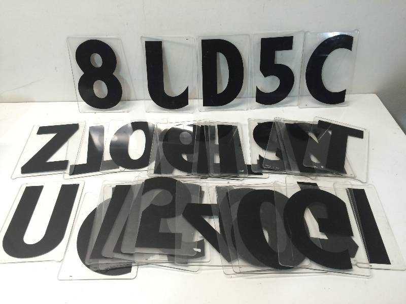 lot 106 image: Advertising Boards And Letters