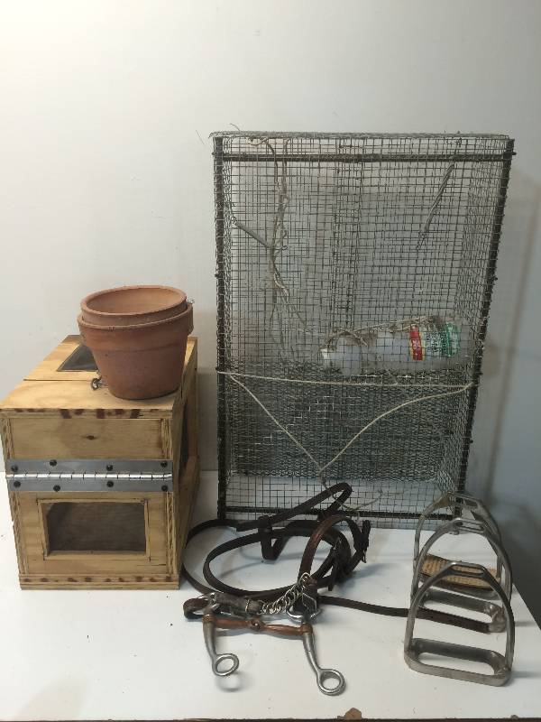 lot 29 image: Trap, Stirrups, Bridle, And More