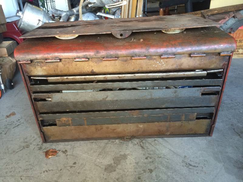 lot 44 image: Tool Box And Tools