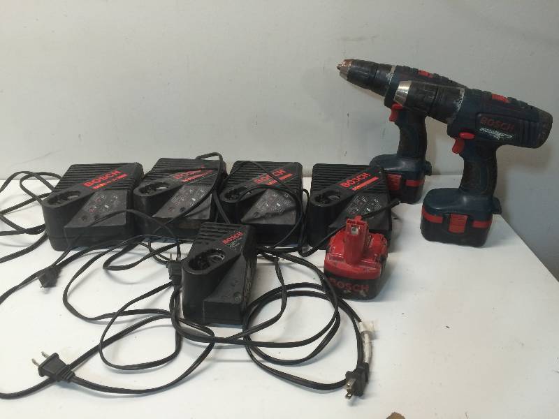 lot 64 image: Bosch Cordless Drills