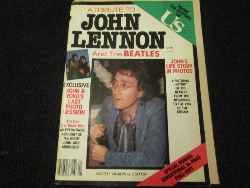 Tribute to John Lennon, centerfold ...