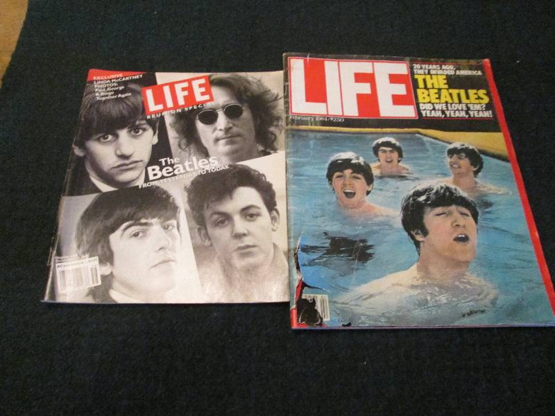 Lot of 2 Life Magazines with Beatle...