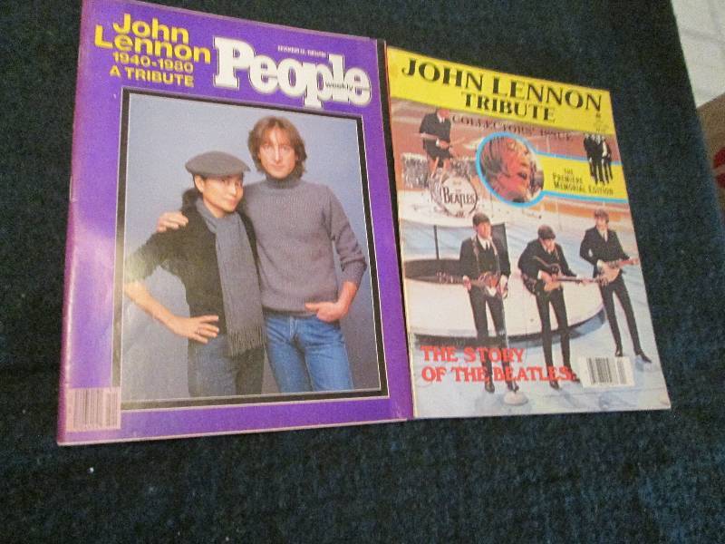 Lot of 2 Magazine Tributes to John ...