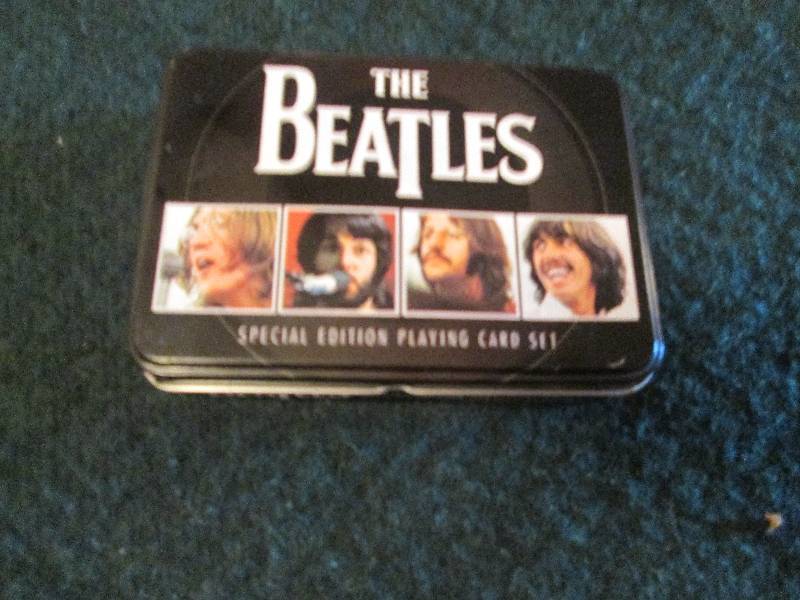 Beatles Playing cards in collectibl...