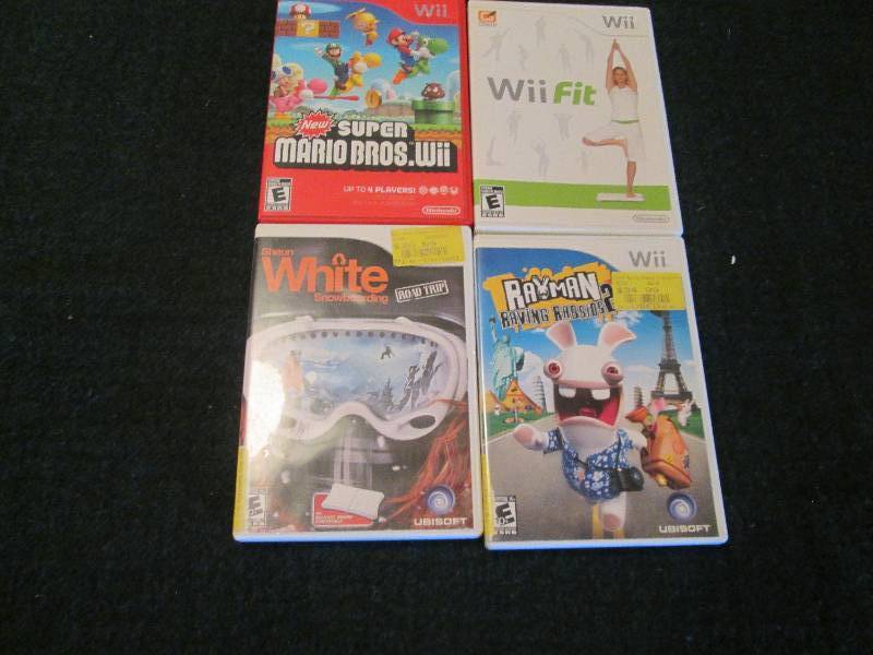 Lot of 4 Assorted  Wii Games...