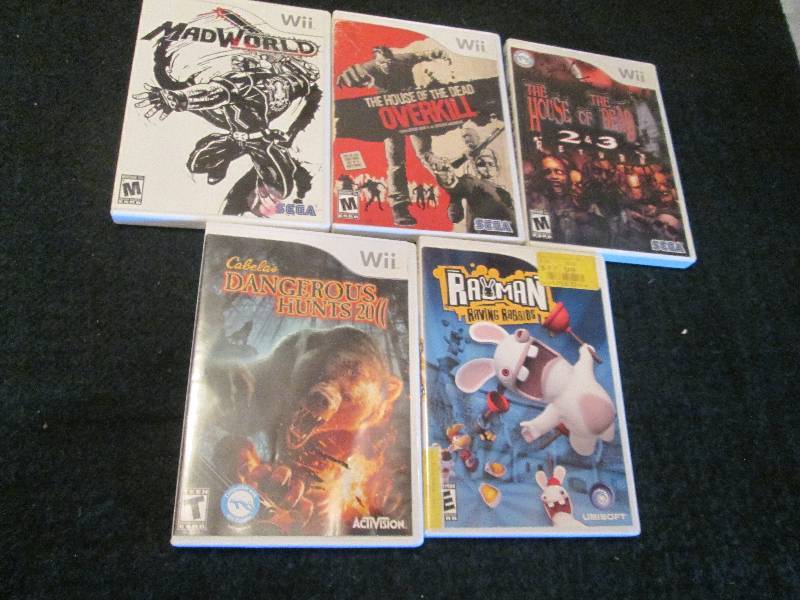 Lot of 5 Assorted  Wii Games...