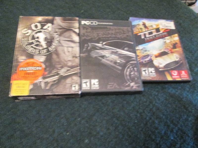 Lot of 3 Assorted Computer Games...