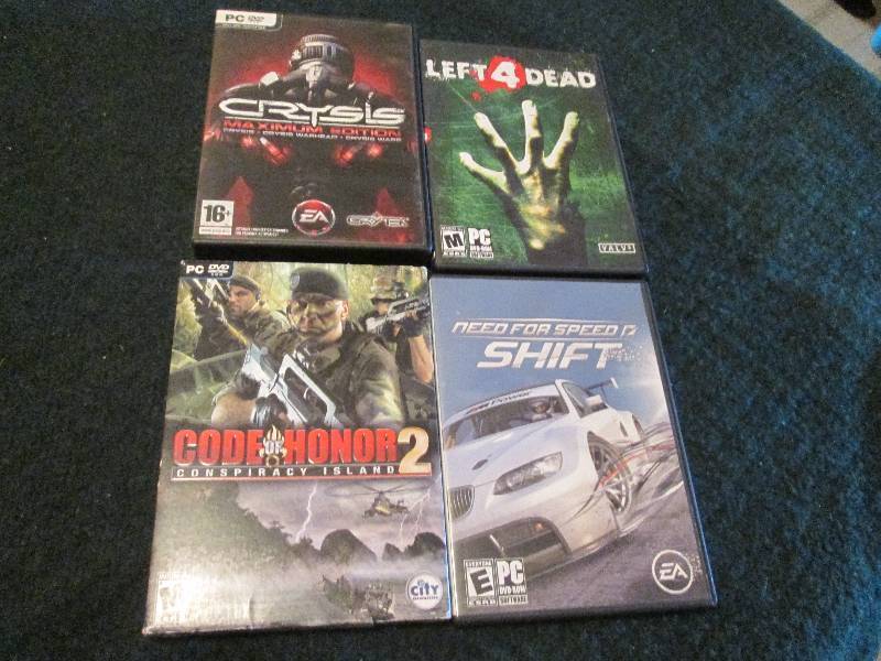 Lot of 4 Assorted Computer Games...