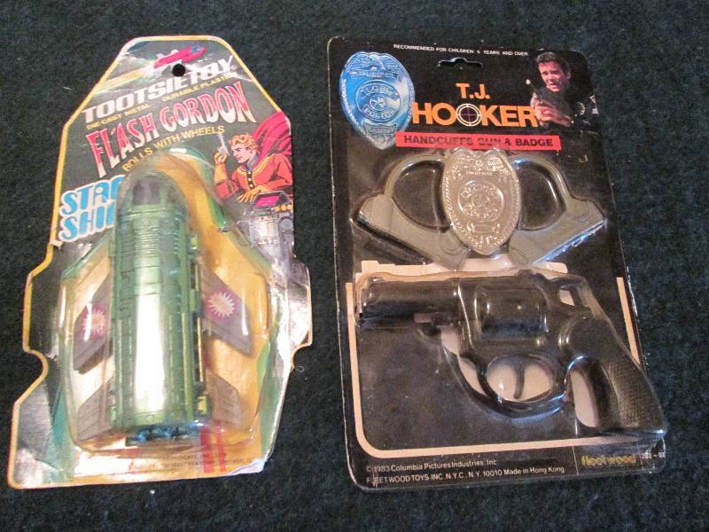 Flash Gordon & TJ Hooker Play Sets...