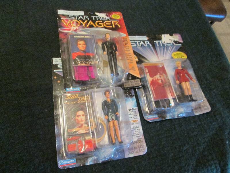 Lot of 3 Star Trek Action Figures...