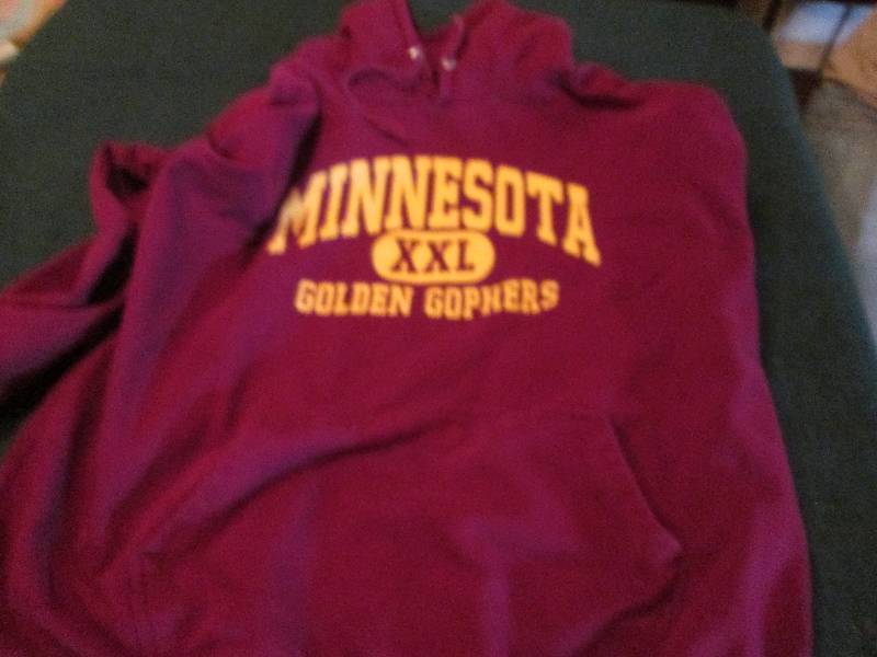 Large Minnesota Gophers Hooded Swea...