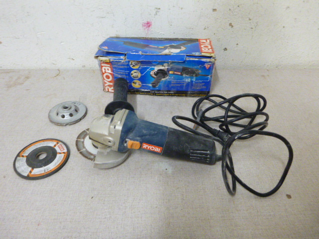 lot 12 image: Ryobi Angle Grinder