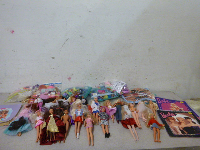 lot 74 image: Lot of Barbie Dolls