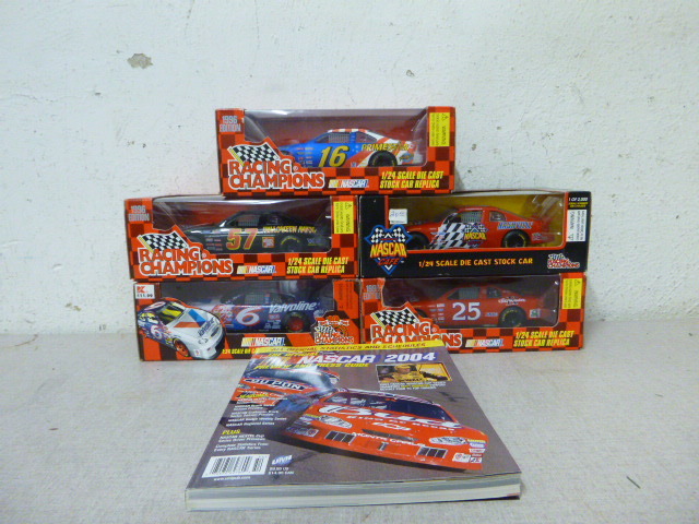 lot 124 image: 5 Die Cast NASCAR Cars