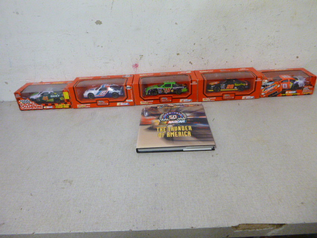 lot 129 image: 5 Die Cast NASCAR Cars