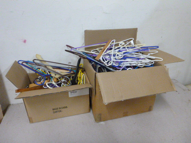lot 160 image: 2 Boxes of Clothes Hangers