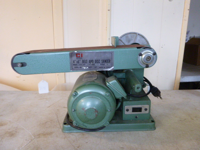 lot 200 image: CI Belt and Disk Sander