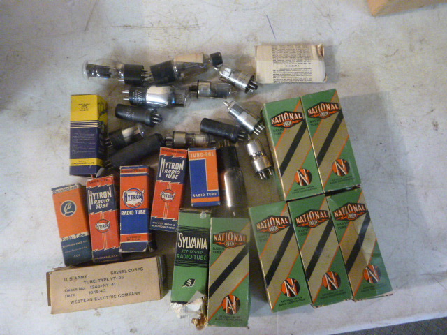 lot 202 image: Vintage Radio Tubes