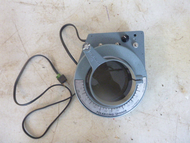 lot 212 image: Beseler Polarizing Spinner