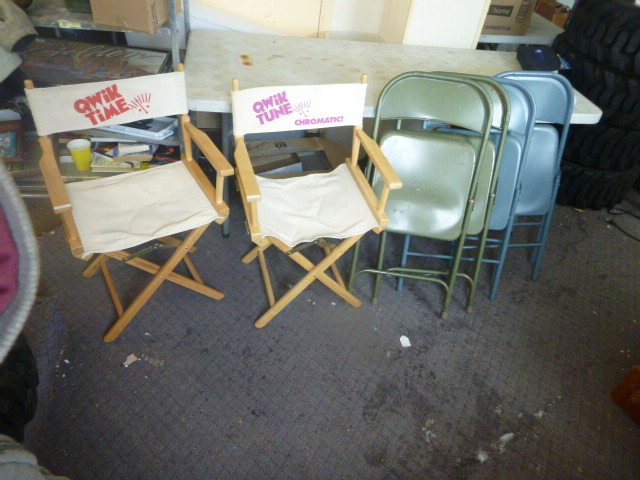 lot 223 image: 6 Folding Chairs