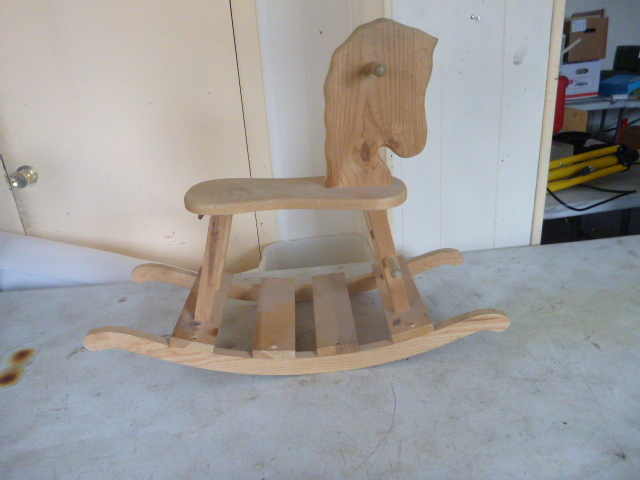 lot 228 image: Rocking Horse