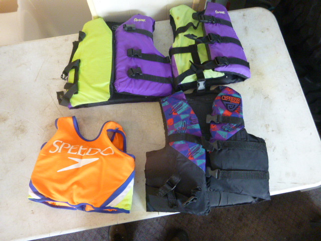 lot 237 image: 3 Youths Life Vests
