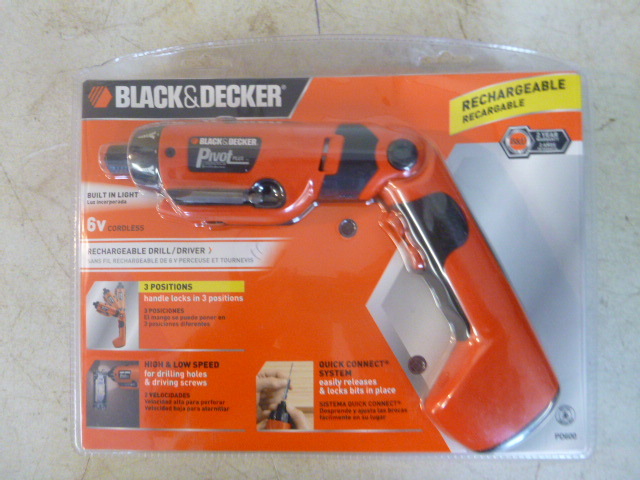 lot 247 image: Black & Decker Pivot Plus 6 Volt DrillDriver