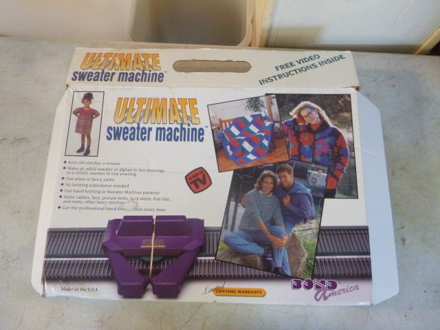 lot 249 image: Ultimate Sweater Machine