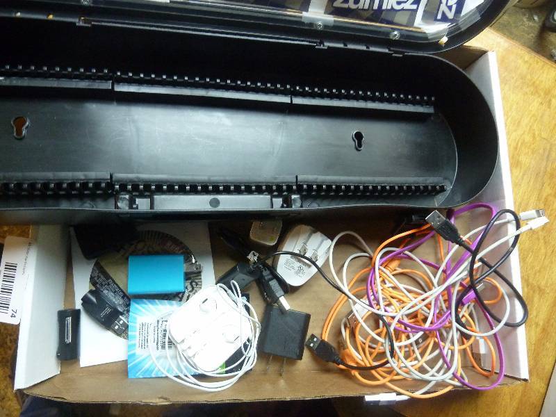 lot 74 image: Tech Deck Skateboard Case and Cord